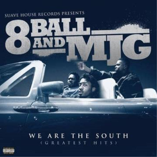 Album cover for 8Ball & MJG’s “We Are The South” featuring two men in a car.