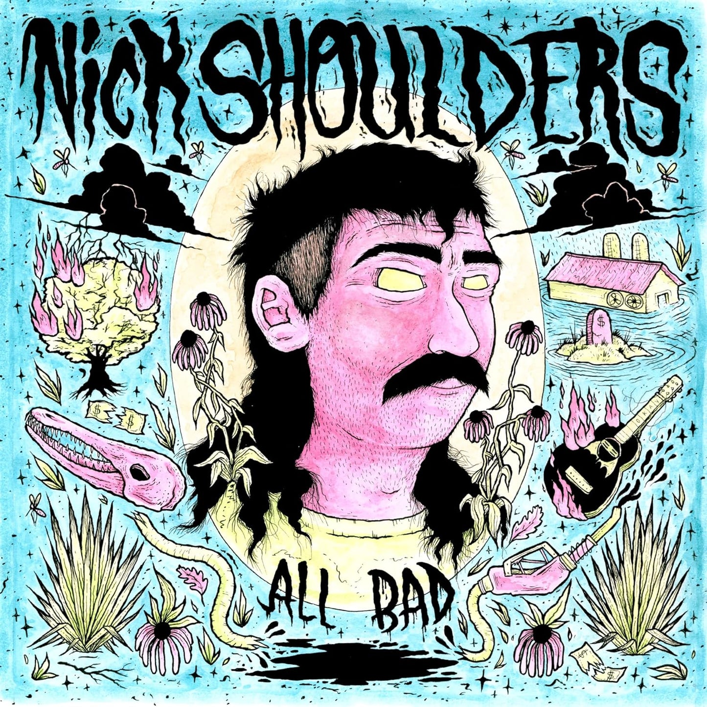 Various - All Bad (Transparent Pink Vinyl) [VINYL]