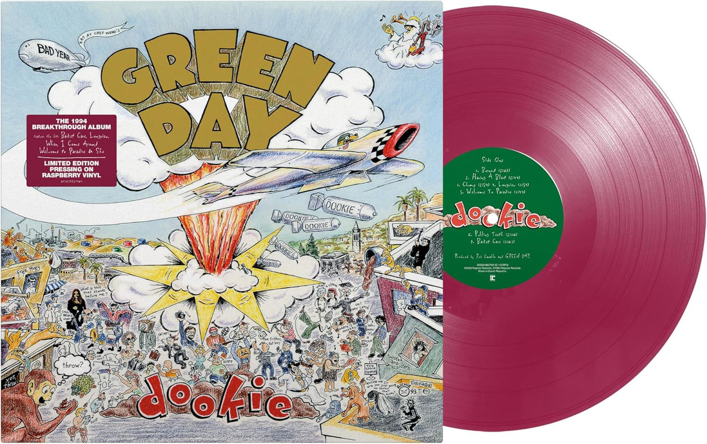 Green Day - Dookie (Raspberry LP) [VINYL]
