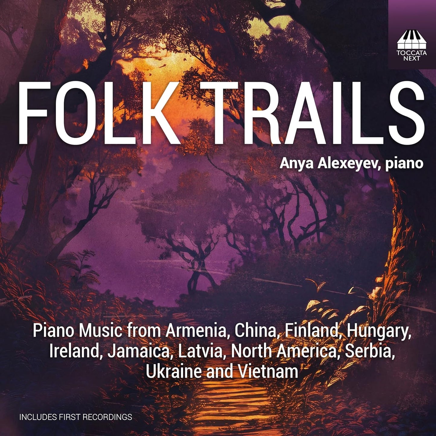 Anya Alexeyev/leslie De Ath - Folk Trails - Piano Music [CD]