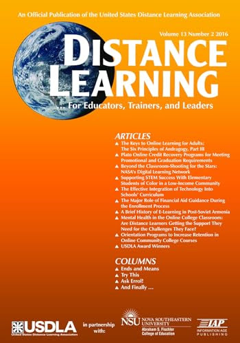 Distance Learning Vol 13 Issue 2