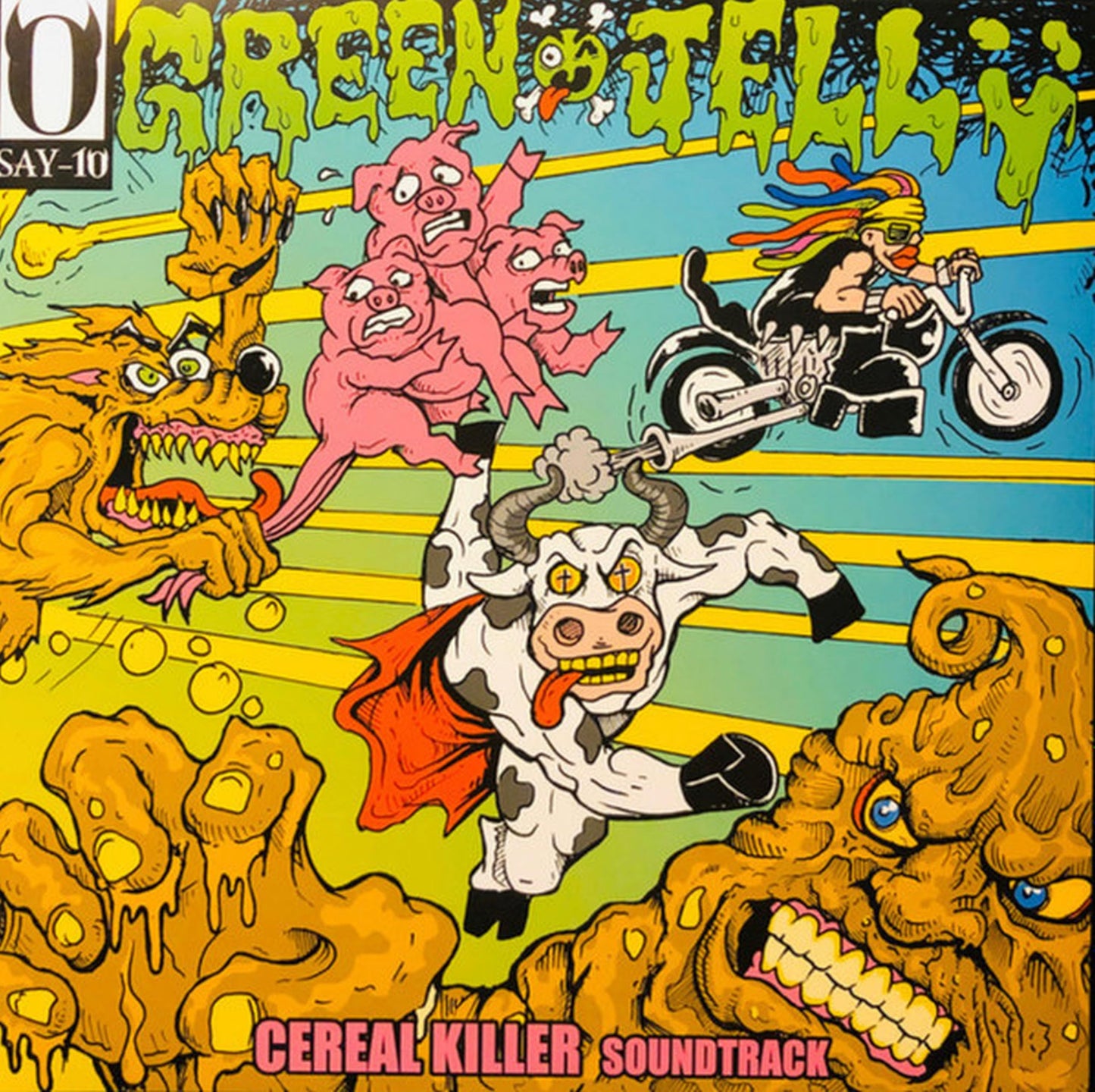 Green Jelly - Cereal Killer Ost (Clear Glow-In-The-Dark Splatter Vinyl/Gatefold) (I) (Rsd) [VINYL]