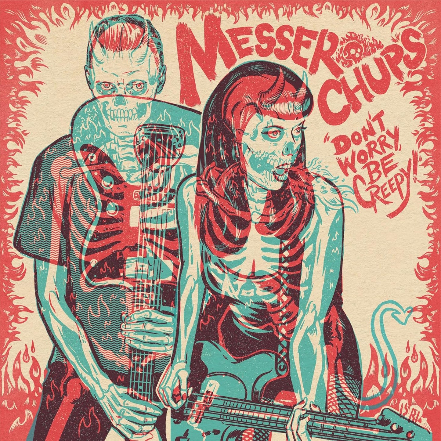 Messer Chups - Dont Worry Be Creepy 7 (col [VINYL]