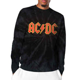 AC/DC Unisex Long Sleeve T-Shirt: Logo (Wash Collection)