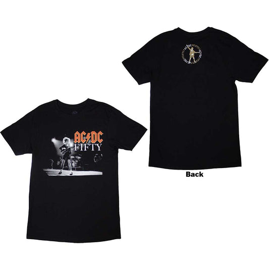 AC/DC Unisex T-Shirt: On Stage Fifty