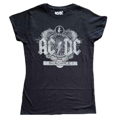 AC/DC Ladies T-Shirt: Black Ice