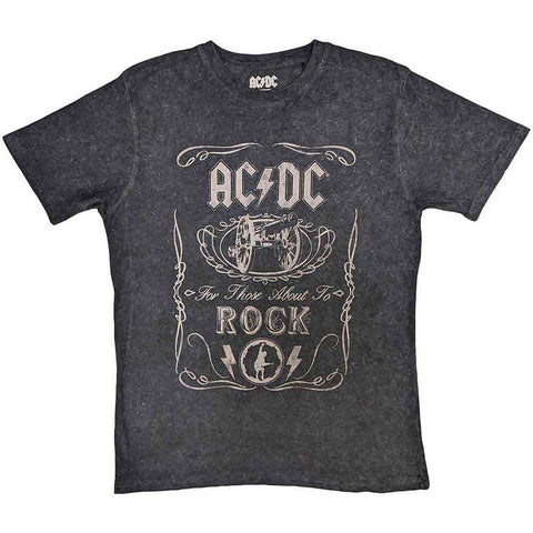 AC/DC Unisex T-Shirt: Cannon Swig (Wash Collection)