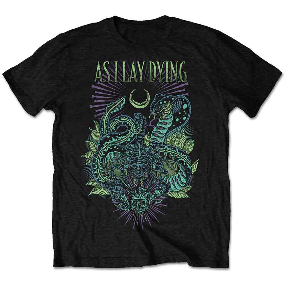 As I Lay Dying Men's AILDTSP01MB05 T-Shirt, Black, XXL