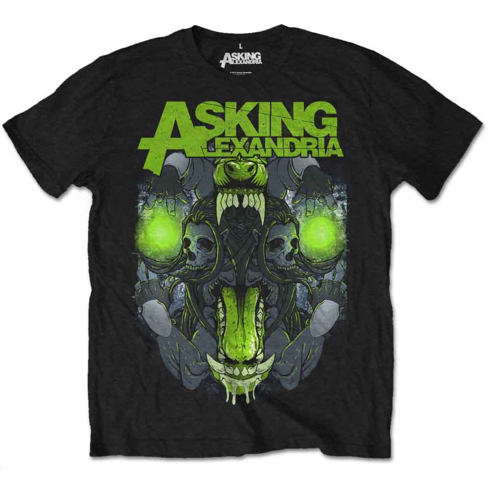 Asking Alexandria ASKTSP04MB05 T-Shirt, Black, XX-Large