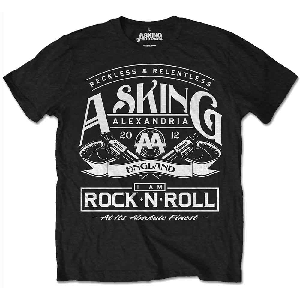 Asking Alexandria ASKTSP05MB05 T-Shirt, Black, XXL