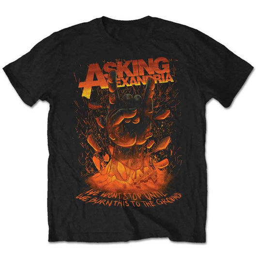 Asking Alexandria ASKTSP14MB05 T-Shirt, Black, XX-Large