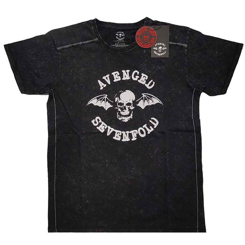 Avenged Sevenfold Unisex T-Shirt: Logo (Wash Collection)