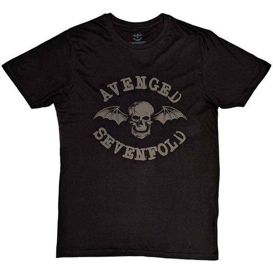 Avenged Sevenfold Unisex Hi-Build T-Shirt: Classic Deathbat