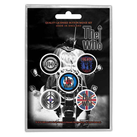 Band Monkey The Who Button Badge Pack Quadrophenia