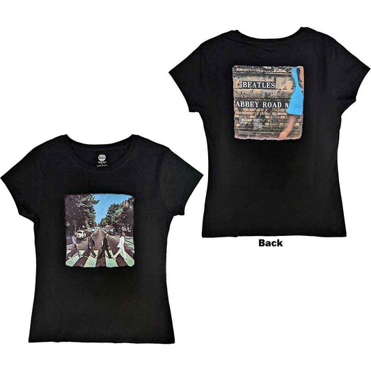 The Beatles Ladies T-Shirt: Vintage Abbey Road