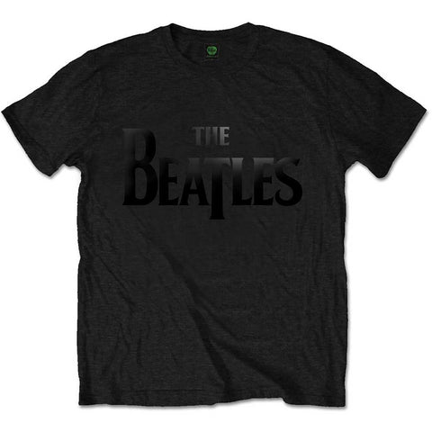 The Beatles Unisex T-Shirt: Drop T Logo Gloss Print