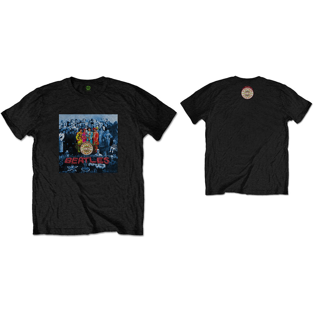 The Beatles Unisex T-Shirt: Sgt Pepper Blue
