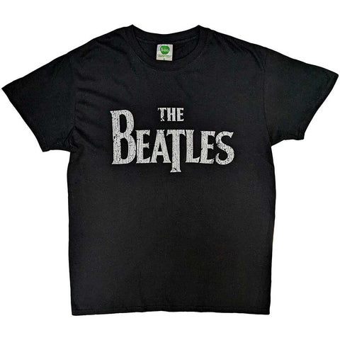 The Beatles Unisex T-Shirt: Vintage Drop T Logo