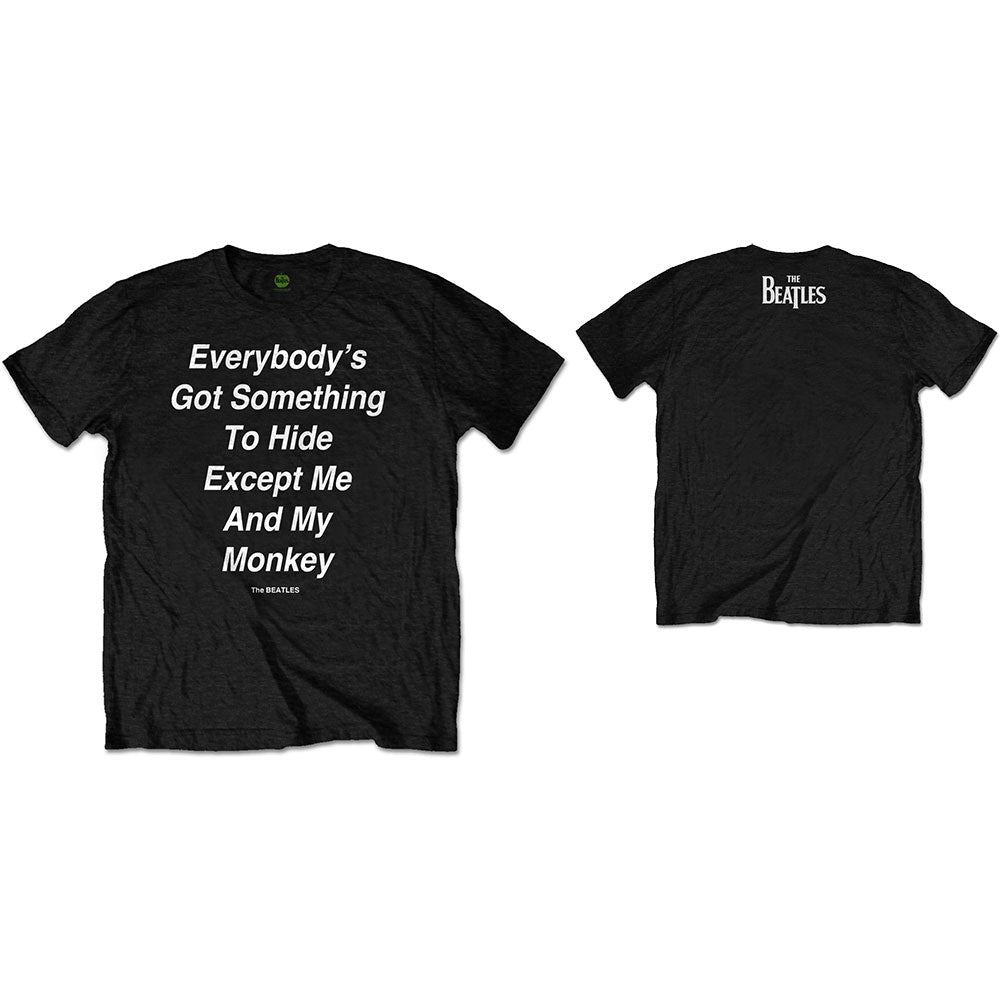 The Beatles Unisex T-Shirt: Me and My Monkey