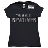 The Beatles Ladies T-Shirt: Revolver Crystals (Embellished)