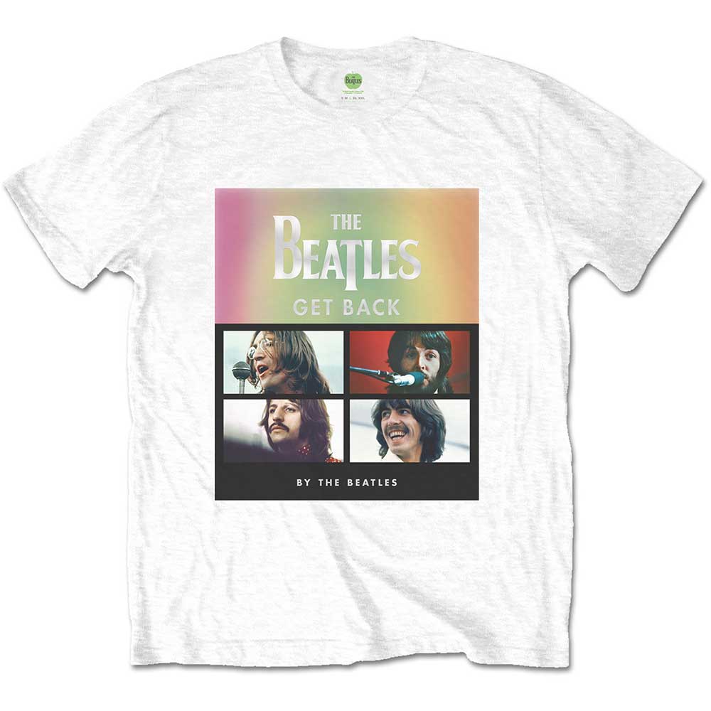 The Beatles Unisex T-Shirt: Album Faces Gradient Silver Printing