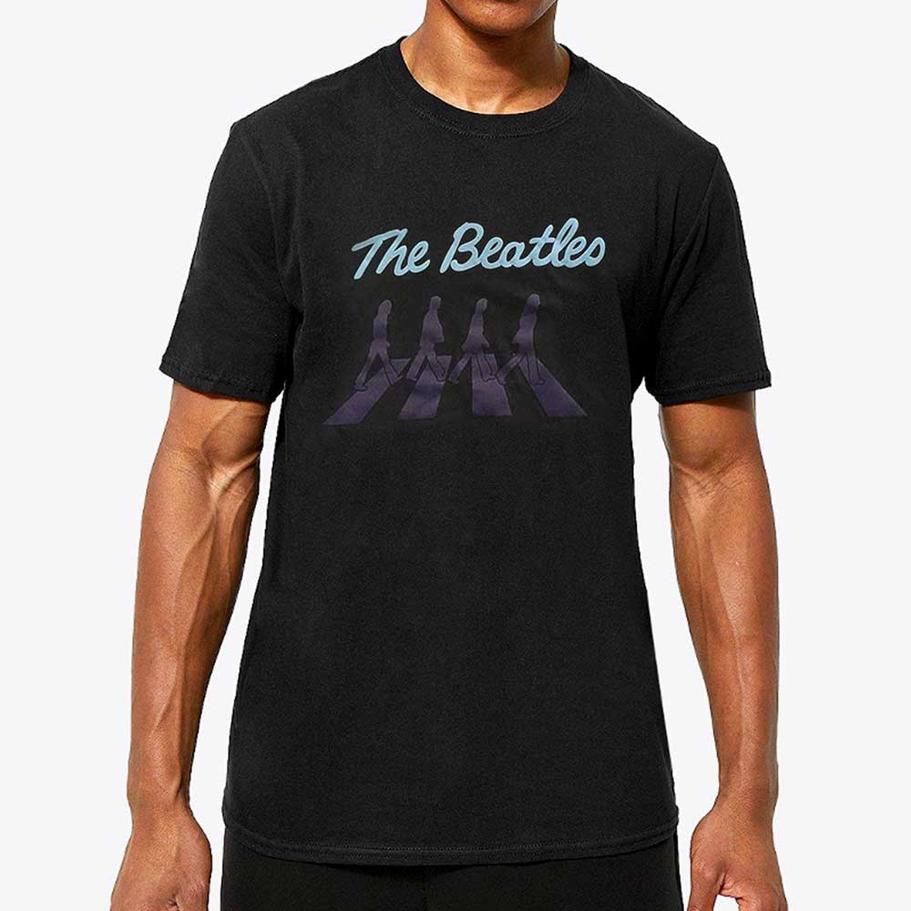 The Beatles Unisex T-Shirt: Crossing Silhouettes