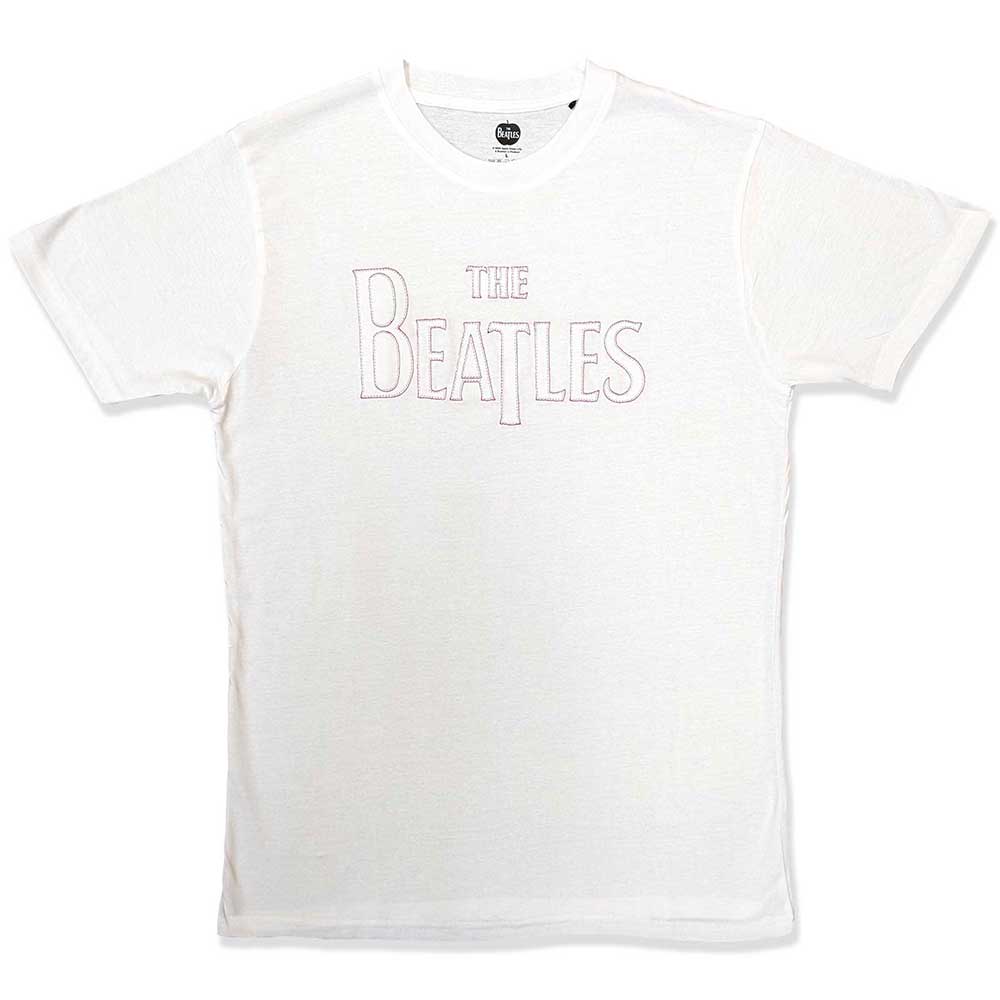 The Beatles Unisex T-Shirt: Drop T Embroidered