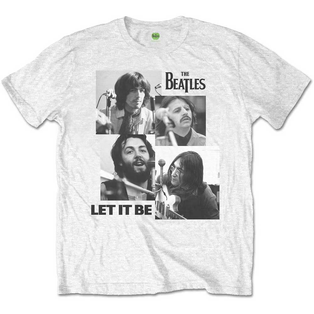 The Beatles Men's Let It Be T-Shirt, White, XX-Large