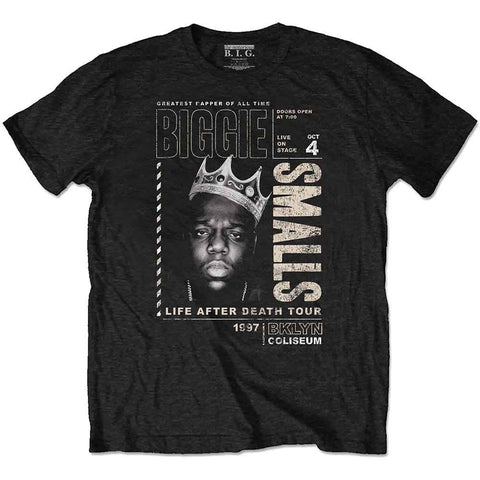 Biggie Smalls Unisex T-Shirt: Life After Death Tour (Eco-Friendly)