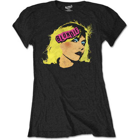 Blondie Ladies T-Shirt: Punk Logo