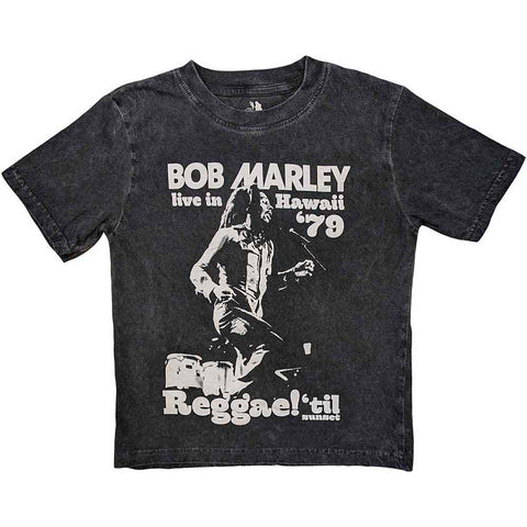 Bob Marley Kids T-Shirt: Hawaii Snow Wash (Wash Collection)