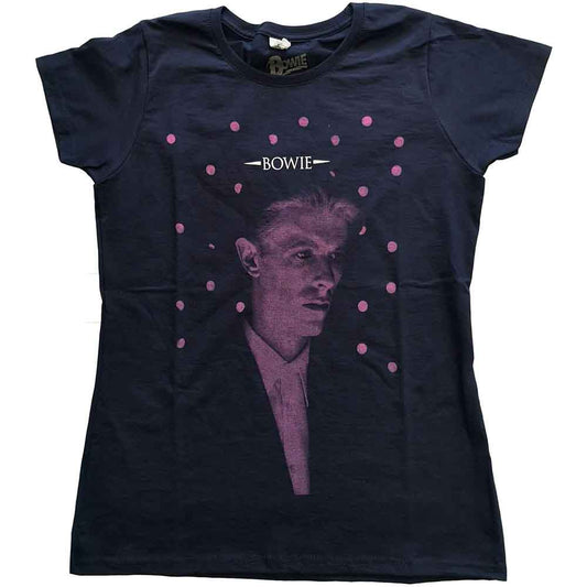 David Bowie Ladies T-Shirt: Dots