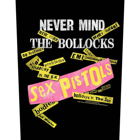 Sex Pistols Never Mind The b Backpatch Black