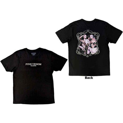 BlackPink Unisex T-Shirt: Pink Venom (Back Print)