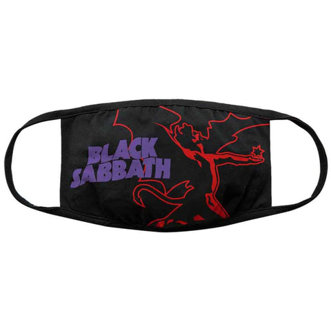 Blacksabbath Red Thunder Side Logo Face Coverings