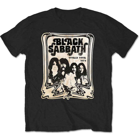 Black Sabbath Unisex T-Shirt: World Tour 1978