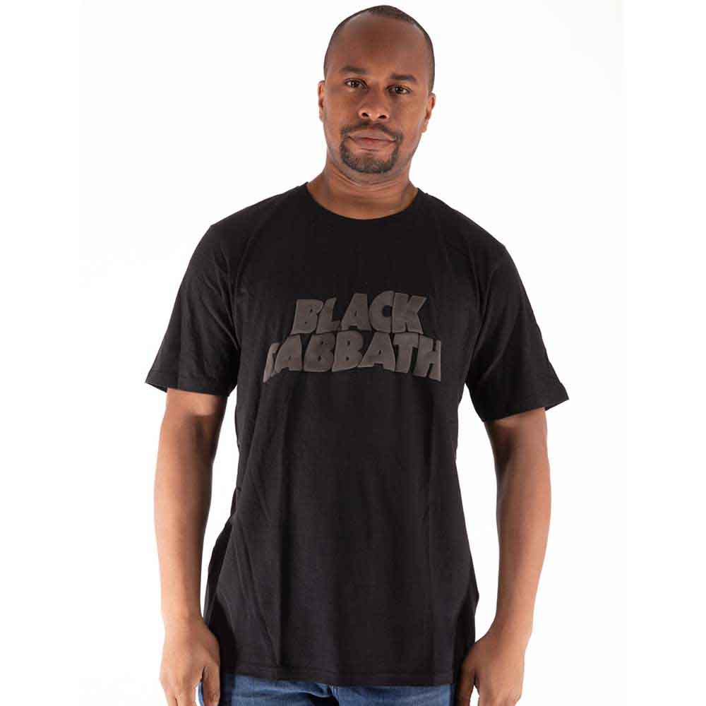 Black Sabbath Unisex T-Shirt: Wavy Logo