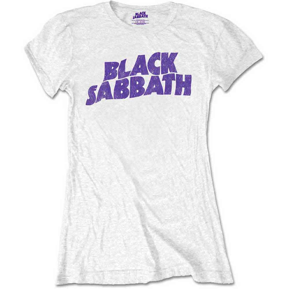 Black Sabbath Women's BSTSP04LW04 T-Shirt, White, XL