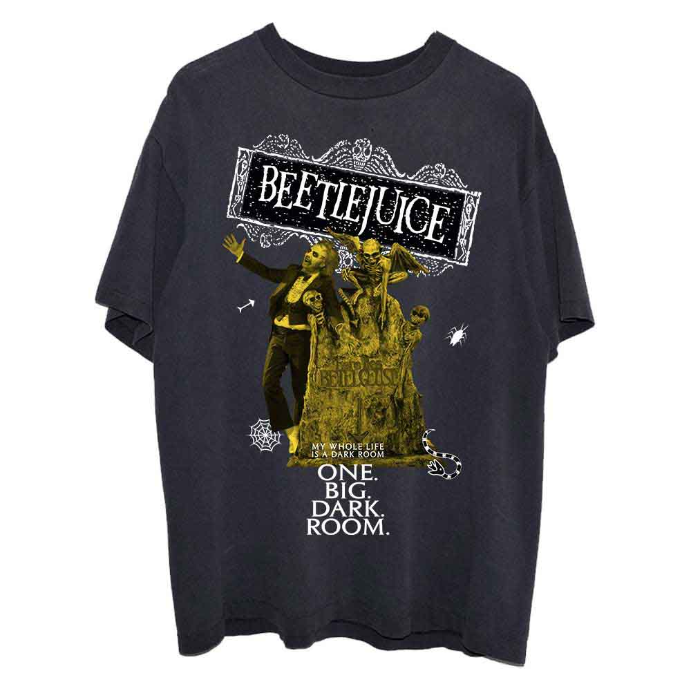 Beetlejuice Unisex T-Shirt: One Dark Room (X-Large)