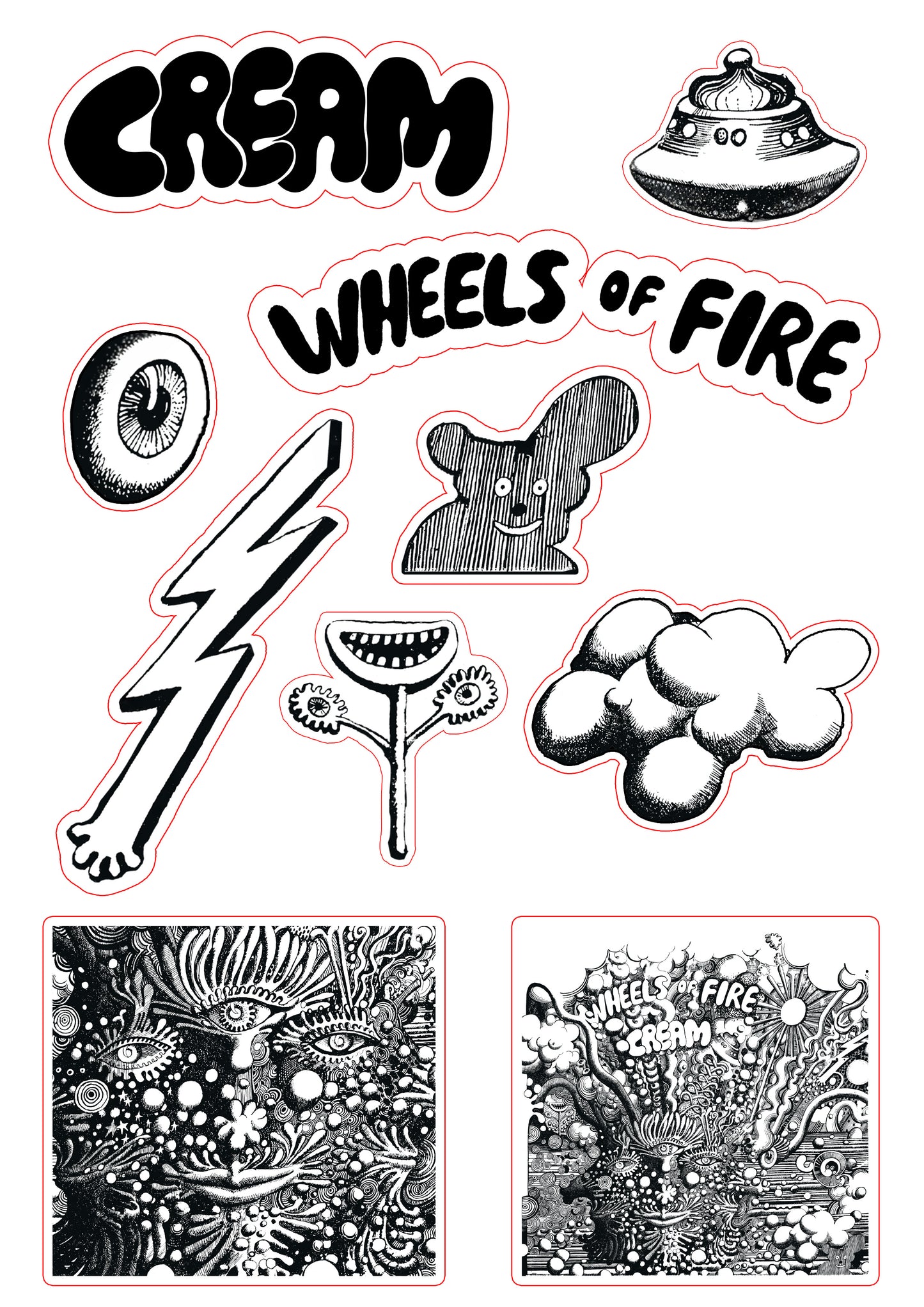 Cream - Wheels of Fire (Super Deluxe Edition) **Includes A2 poster & Sticker Sheet**[VINYL]