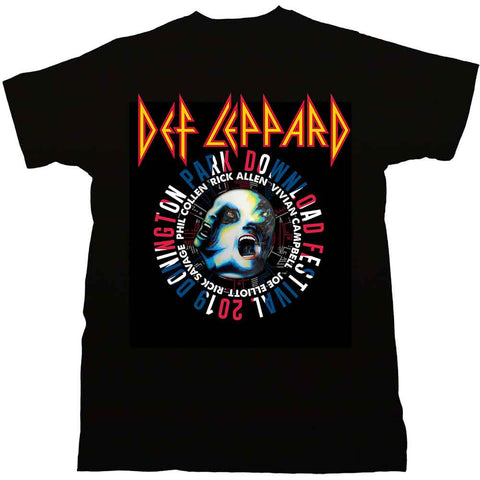 Def Leppard Unisex T-Shirt: Download Fest 2019 (Limited Edition)