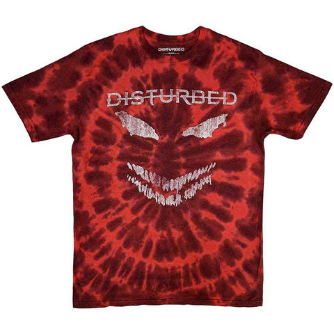 Disturbed Unisex T-Shirt: Scary Face (Wash Collection)