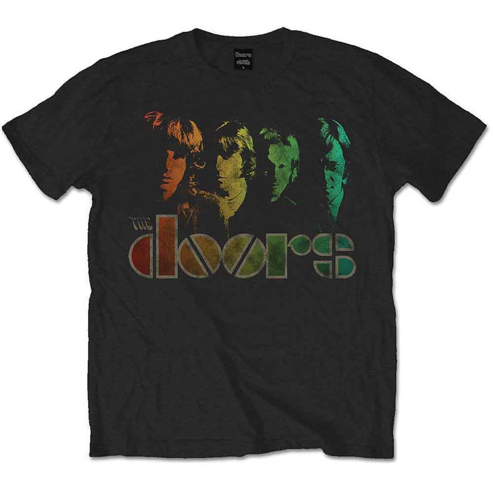 The Doors Men's Spectrum Short Sleeve T-Shirt, Black, X-Large