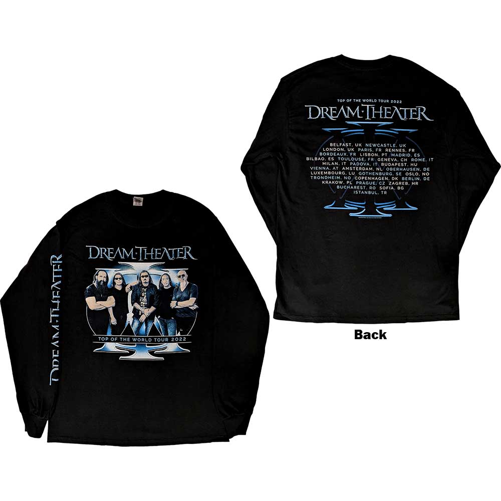 Dream Theater Unisex Long Sleeve T-Shirt: Band Photo TOTW Tour 2022