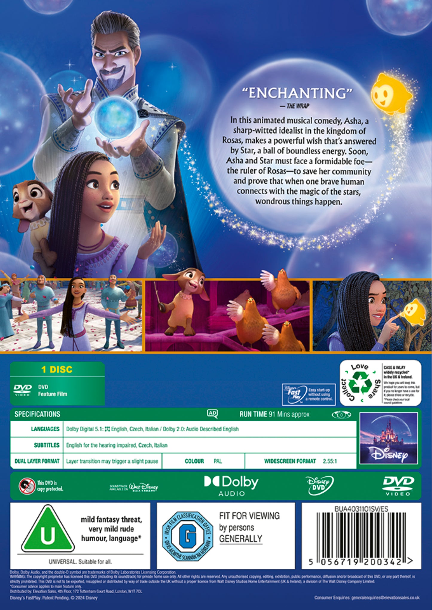 Disneys Wish [DVD]
