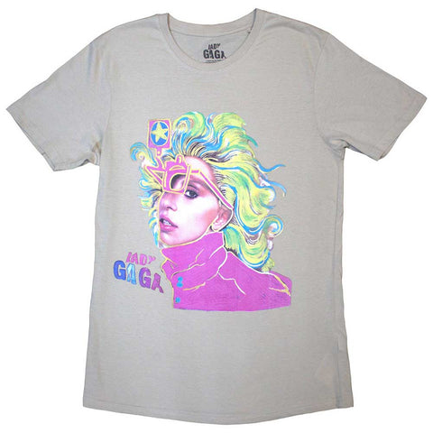 Lady Gaga Unisex T-Shirt: Colour Sketch