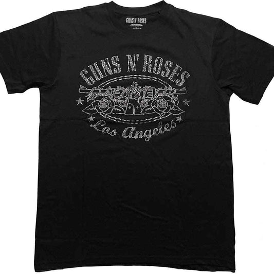 Guns N' Roses Unisex T-Shirt: LA Logo