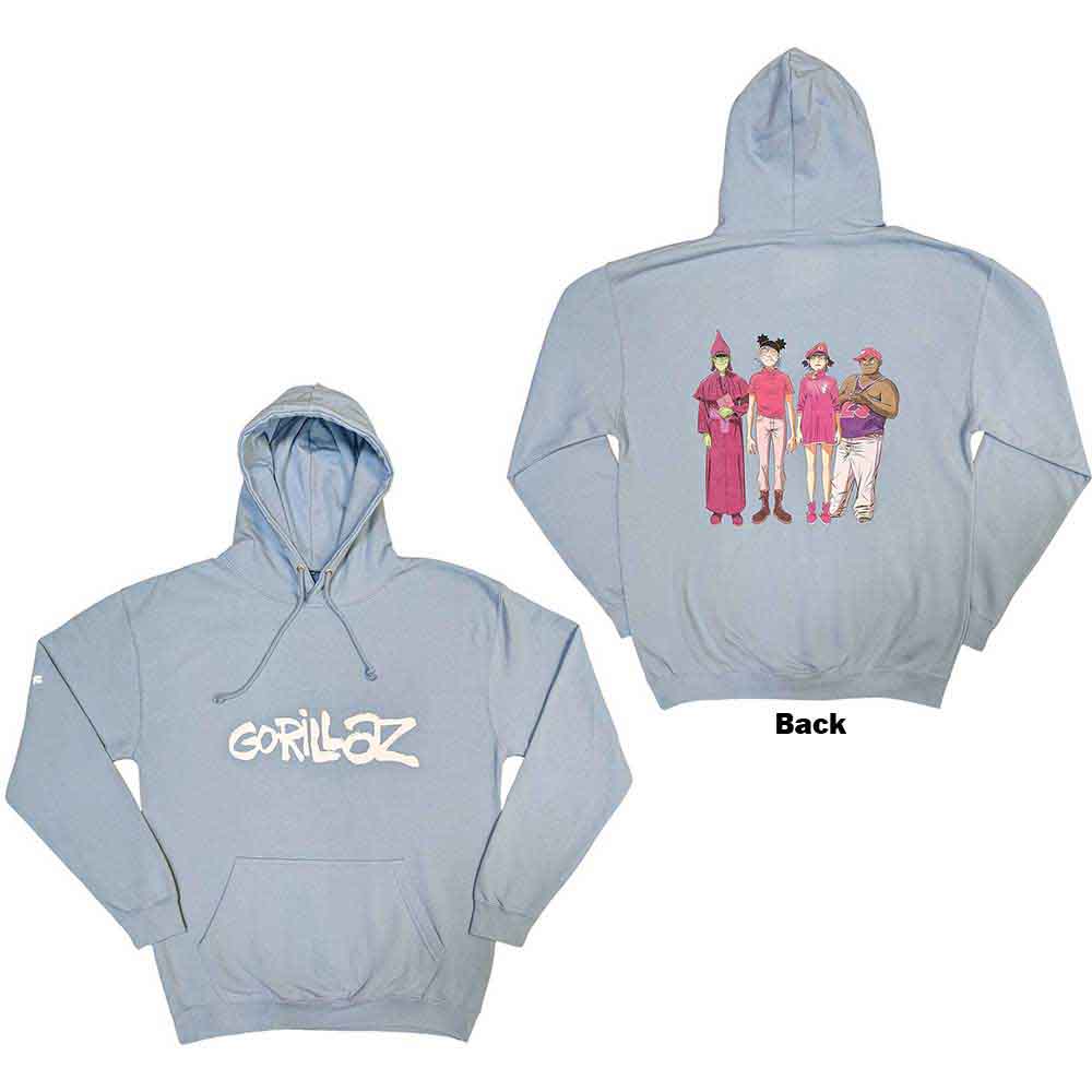 Gorillaz Unisex Pullover Hoodie: Cracker Island