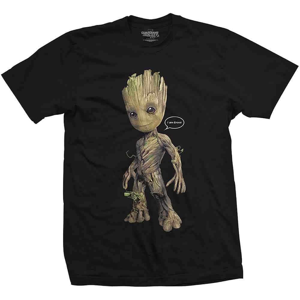 Marvel Comics Unisex T-Shirt: Guardians of the Galaxy Groot Speech Bubble