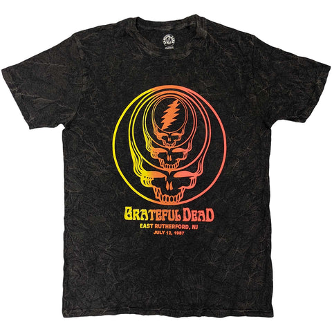 Grateful Dead Unisex T-Shirt: Concentric Skulls (Wash Collection)